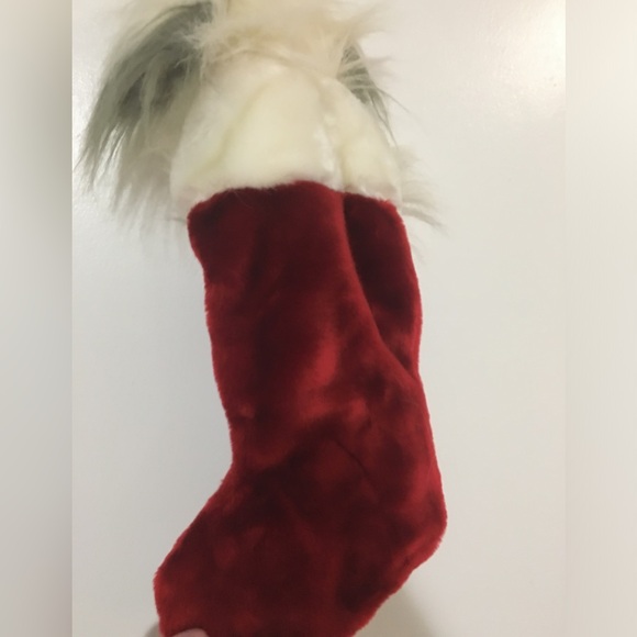 Cutest Christmas Stocking Ever! Fluffy Puppy Dog - Picture 5 of 13